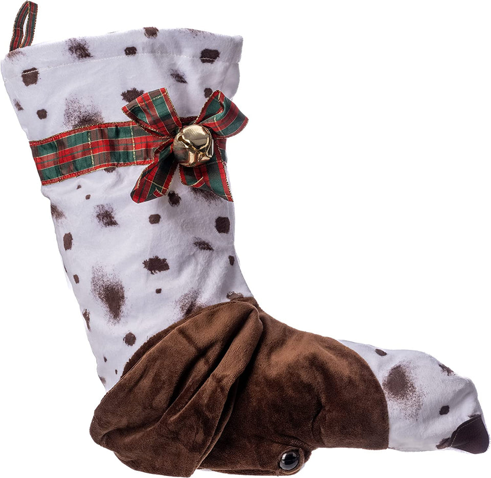 Pronk! Hearth Hounds - German Short-Hair Pointer - Realistic Dog Stocking for Holidays, Christmas and Animal Lovers, Great Gift Bag for New Dog Owner or Doggie Birthday