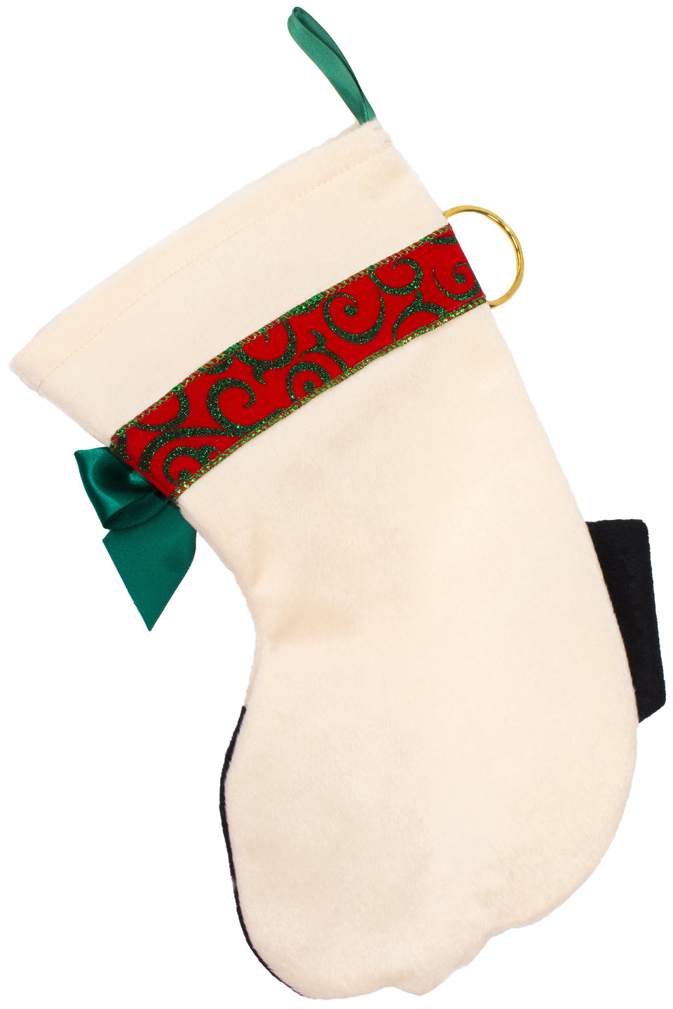 This Pug Christmas dog stocking is the perfect gift for stuffing toys and treats into to spoil your fur baby for Christmas, or whatever holiday you celebrate!