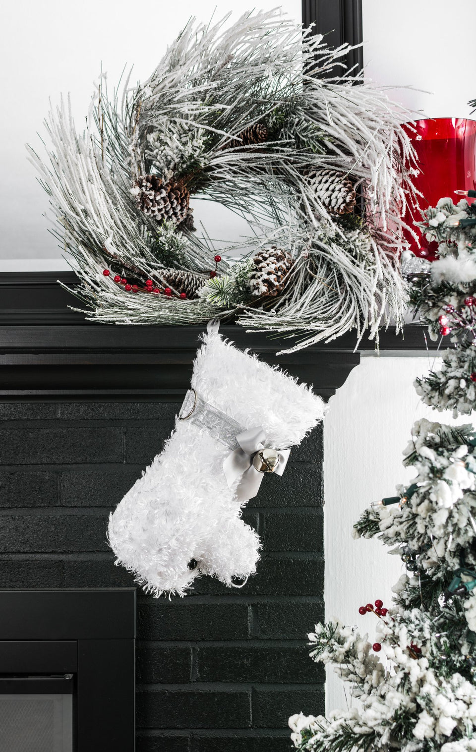 This Snowball dog Christmas stocking is inspired by the Maltese and Bichon Frise and is the perfect gift for stuffing toys and treats into to spoil your fur baby for Christmas, or whatever holiday you celebrate!