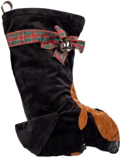 Pronk! Hearth Hounds - Rottweiler - Realistic Dog Stocking for Holidays, Christmas and Animal Lovers, Great Gift Bag for New Dog Owner or Doggie Birthday