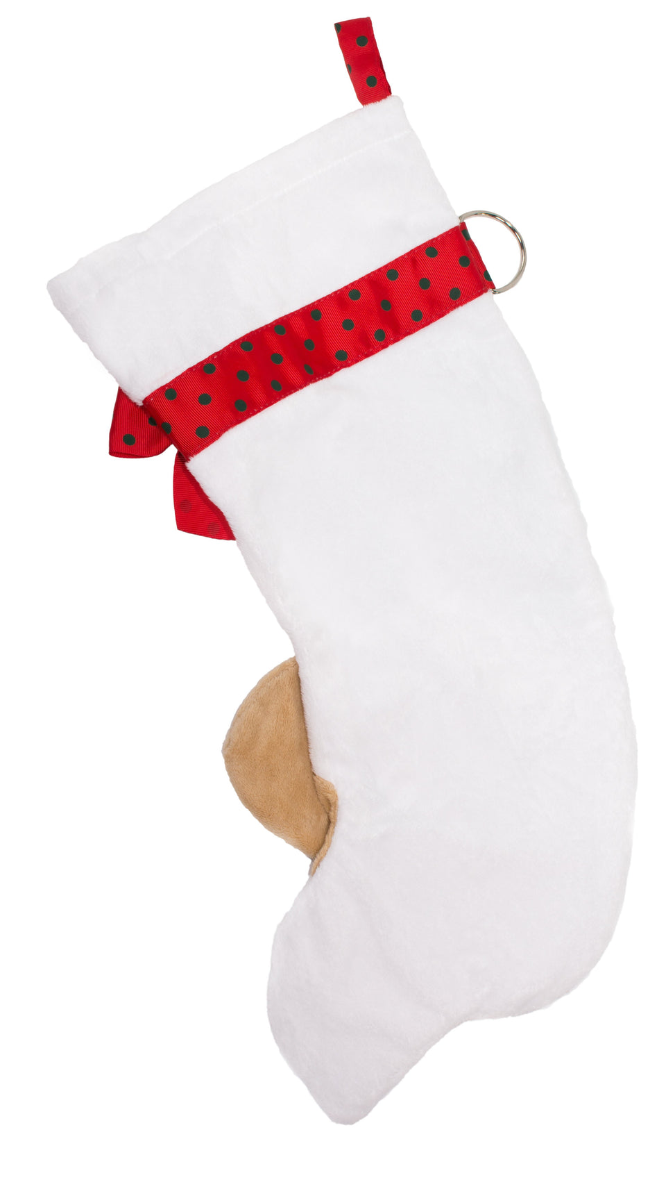 This Beagle shaped dog Christmas stocking is the perfect gift for stuffing toys and treats into to spoil your fur baby for Christmas, or whatever holiday you celebrate!