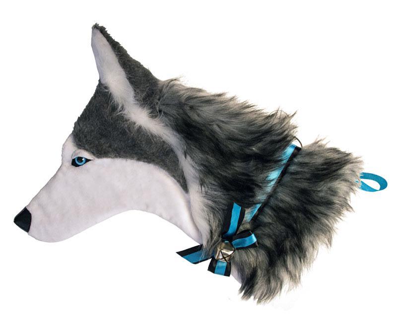 This Husky dog shaped Christmas stocking is perfect for stuffing toys and treats into to spoil your fur baby for Christmas, or whatever holiday you celebrate!