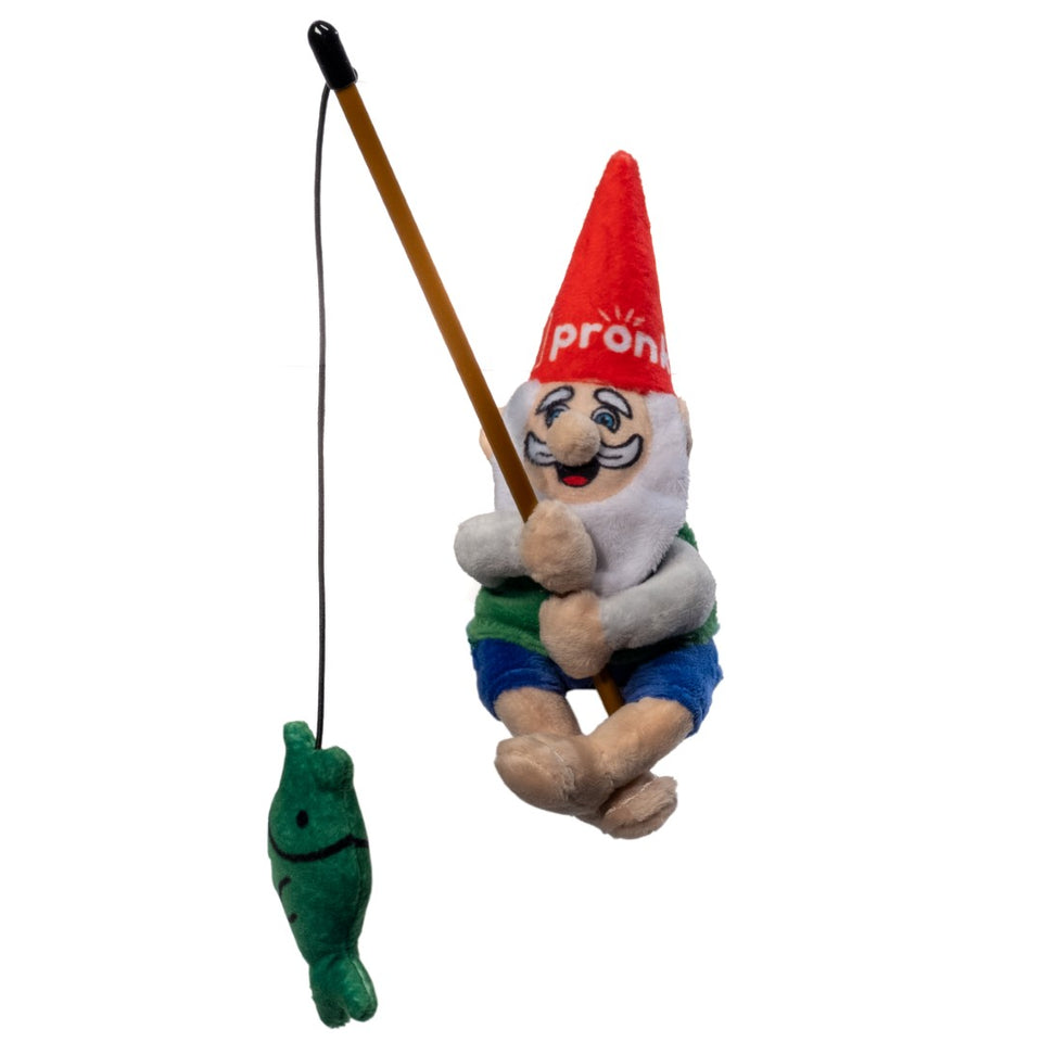 Gone Fishin' Gnome Cat Toy