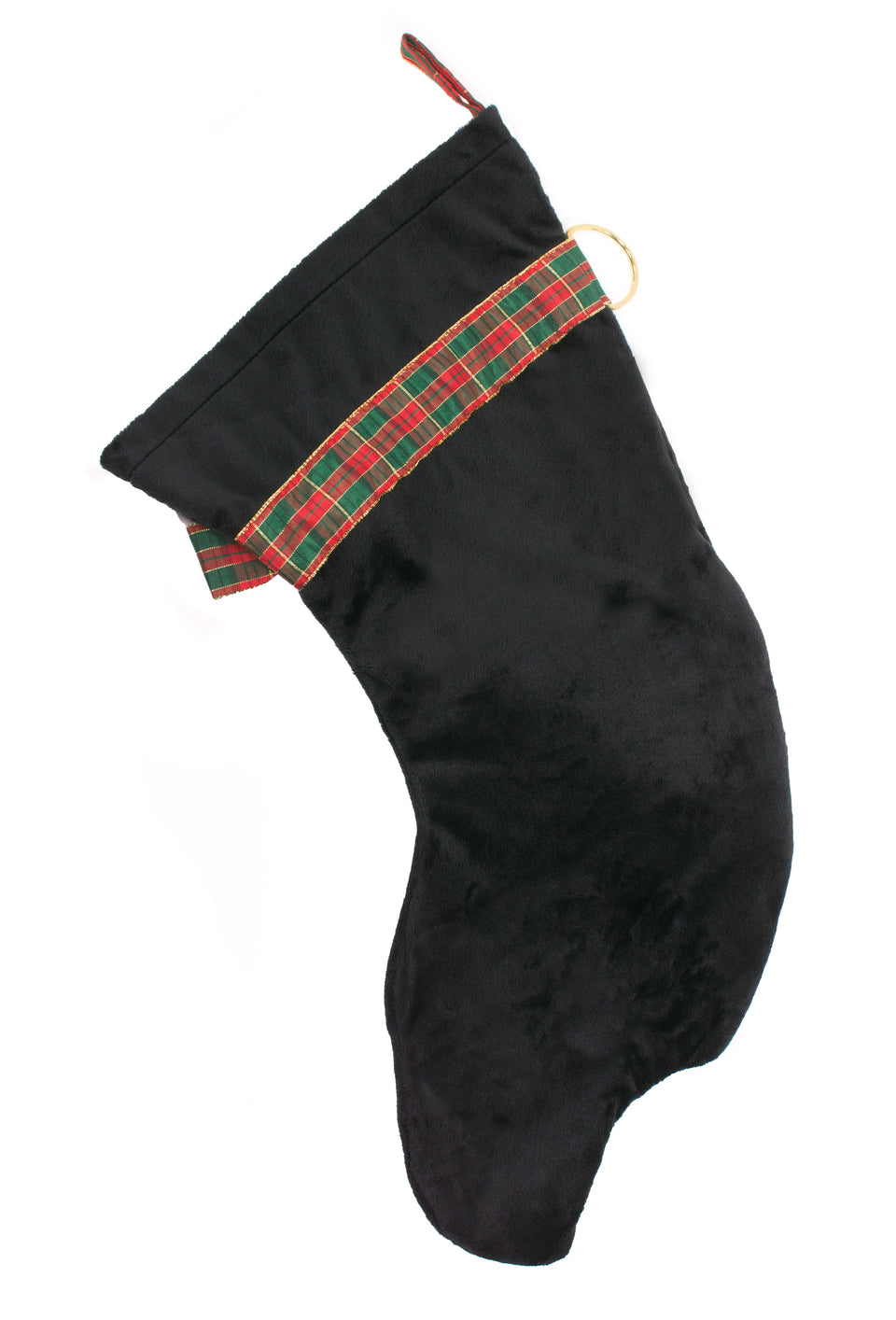 This Black Lab dog shaped Christmas stocking is perfect for stuffing toys and treats into to spoil your fur baby for Christmas, or whatever holiday you celebrate!