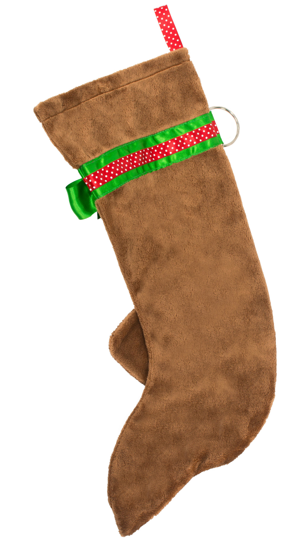 This Red Dachshund Christmas dog stocking is perfect for stuffing toys and treats into to spoil your fur baby for Christmas, or whatever holiday you celebrate!